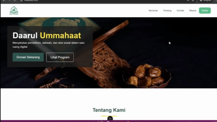 Daarul Ummahaat Website Thumbnail