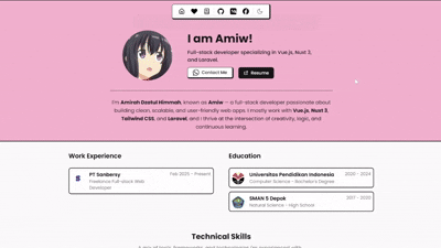 Personal Website Thumbnail